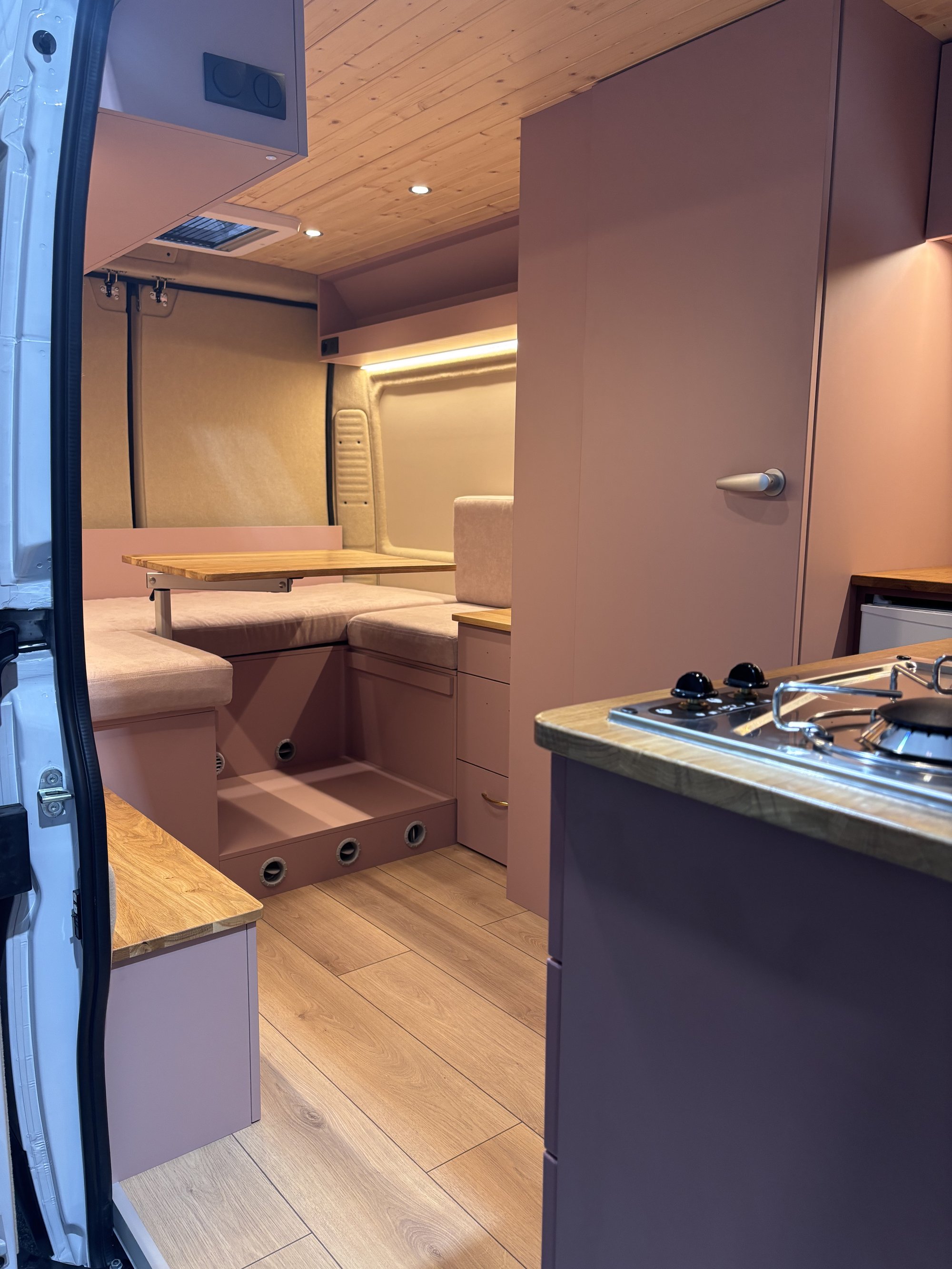 Pink Camper Conversion